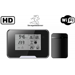 Skjult HD-kamera i værstasjon med wifi